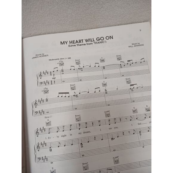 Celine Dion L Sheet Music Songbook Let's Talk about Love Piano Vocal Chords Pop - Picture 11 of 16
